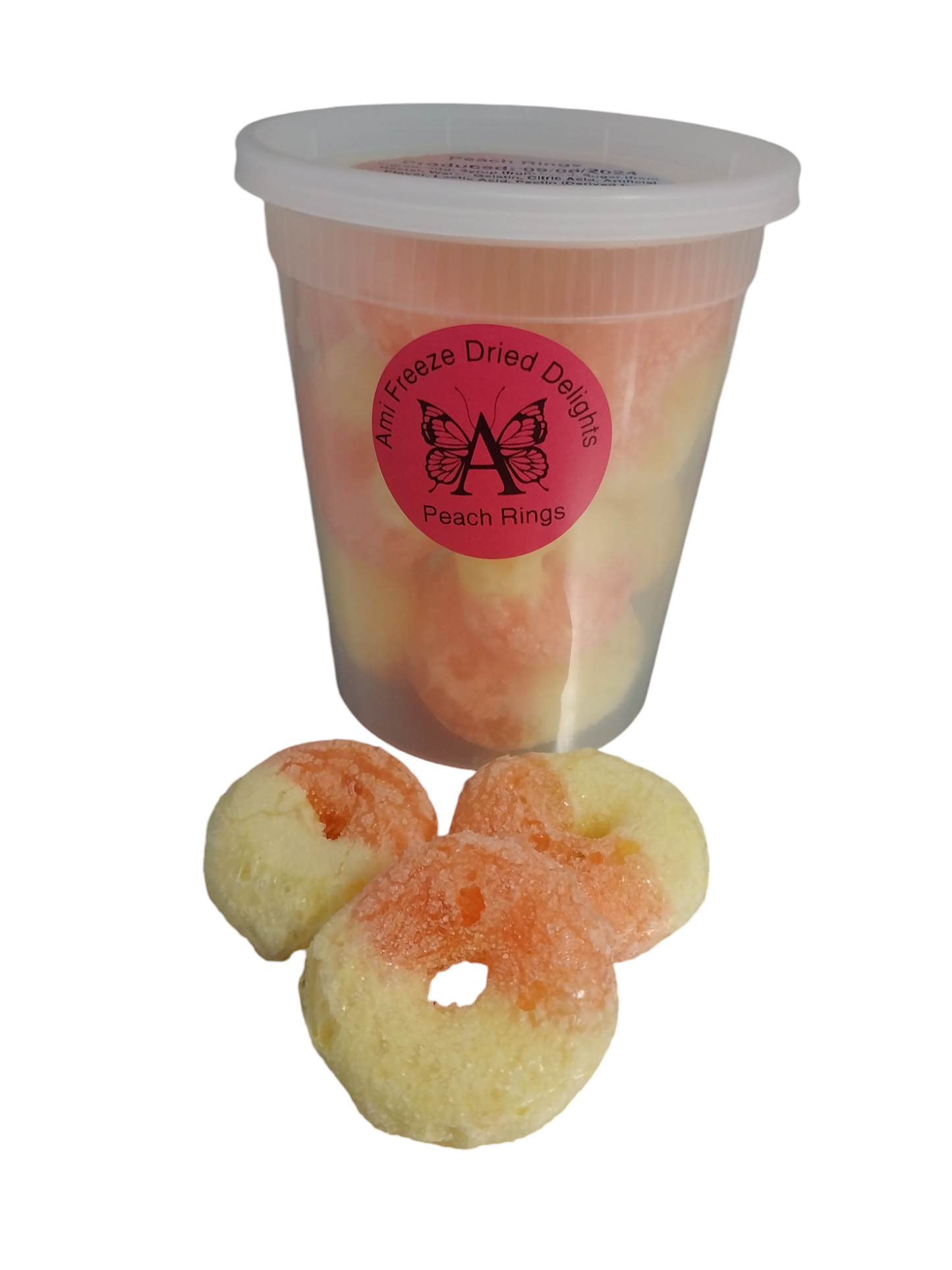 Freeze Dried Peach Rings