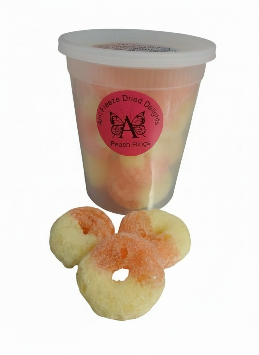 Freeze Dried Peach Rings