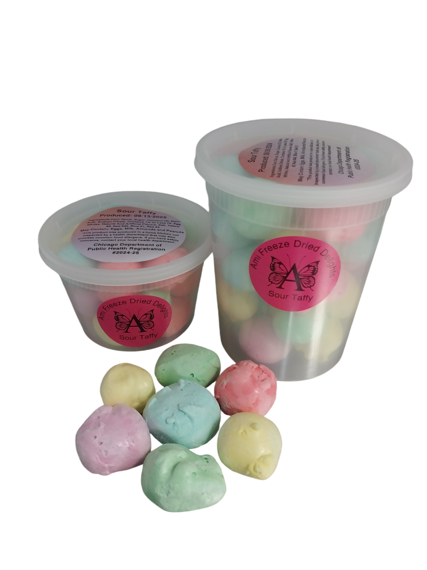 Freeze Dried Sour Fluffy Taffy