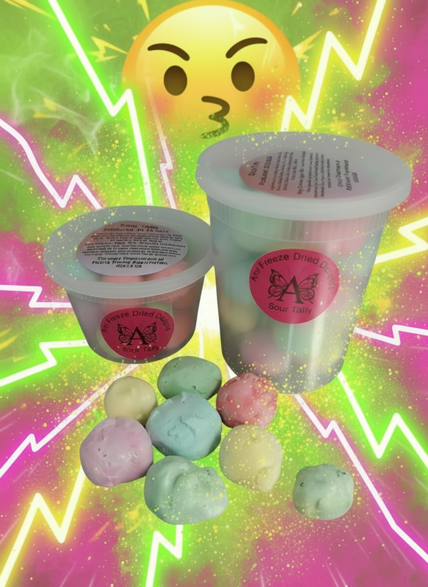 Freeze Dried Sour Fluffy Taffy